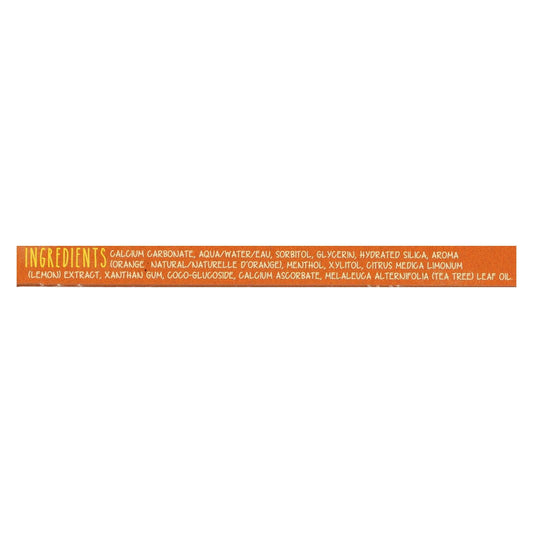 Green Beaver Zesty Orange Fluoride-Free Toothpaste (2.5 Fl Oz)