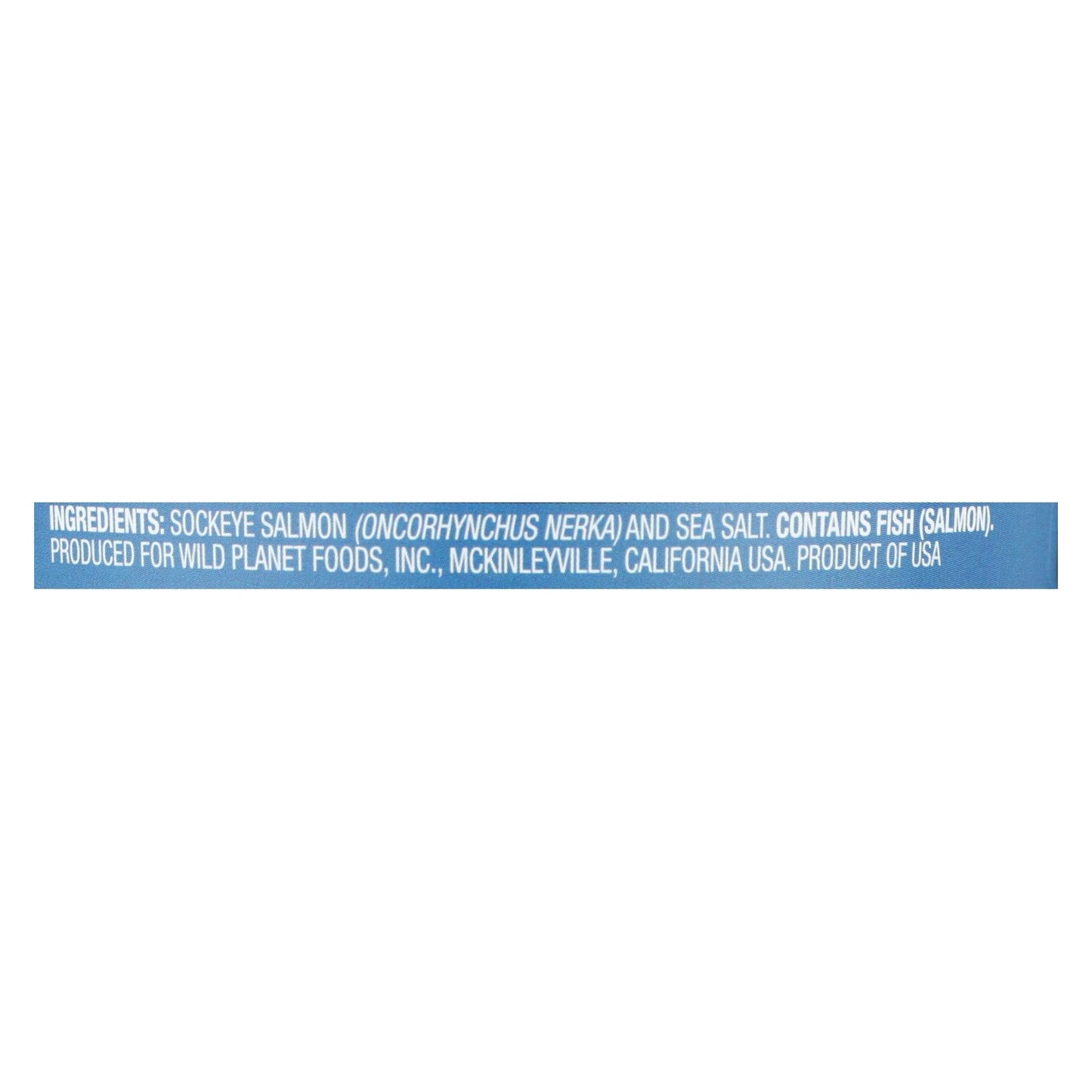 Wild Planet Wild Pacific Sockeye Salmon (Pack of 12 - 6 Oz.)