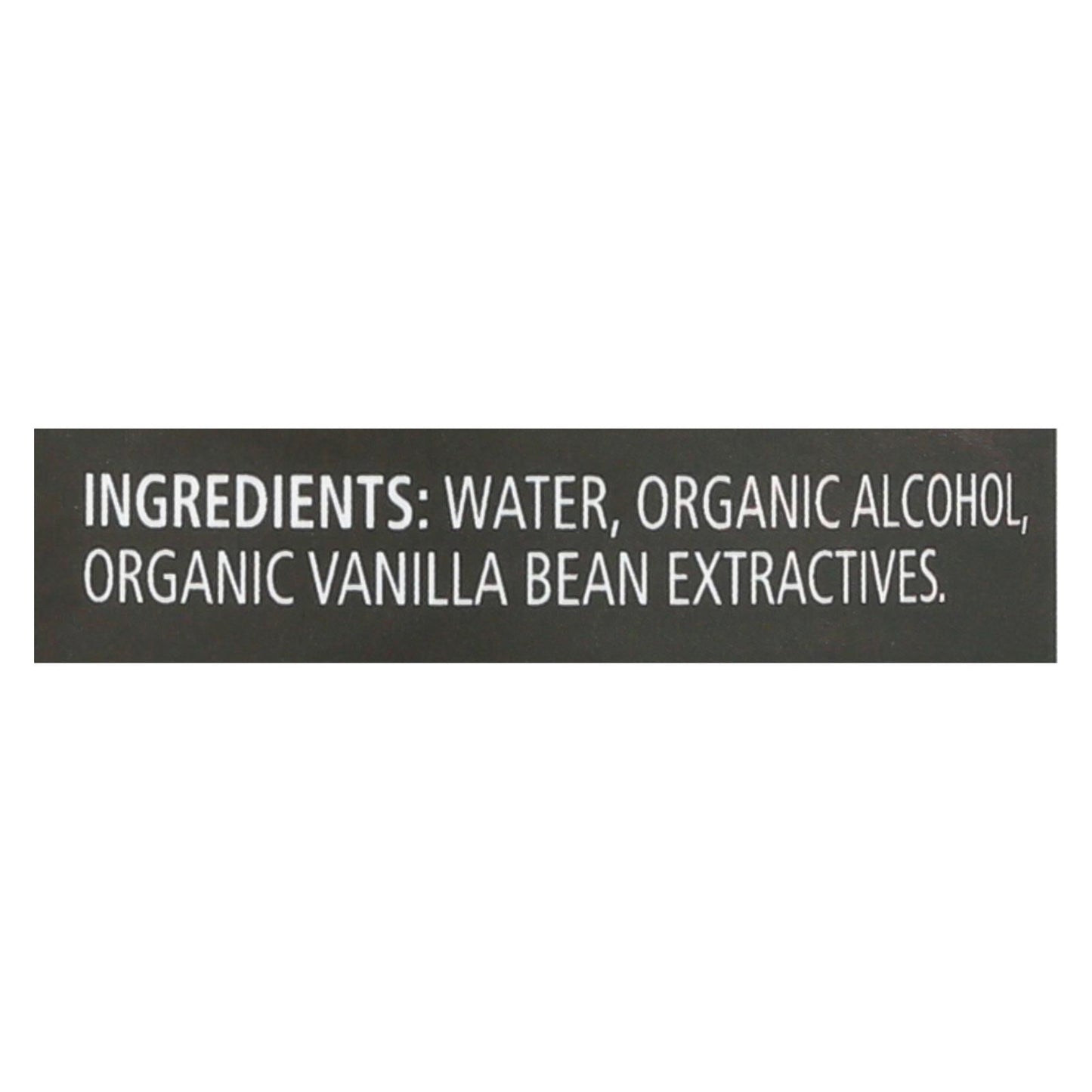 Frontier Herb - Organic  Vanilla Extract, 8 Oz.