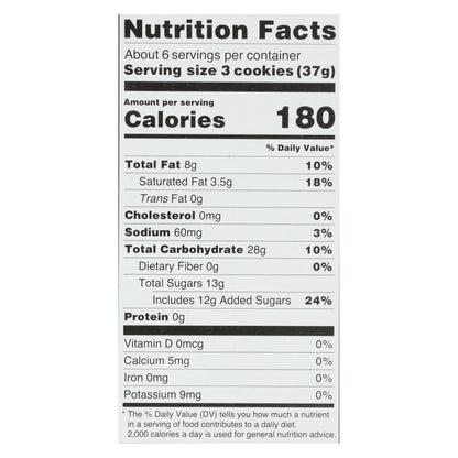 Kinnikinnick Vanilla Crème Sandwich Cookies, 8 Oz. (Pack of 6)