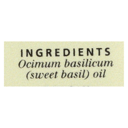 Aura Cacia Sweet Basil Pure Essential Oil - 0.5 Fl Oz