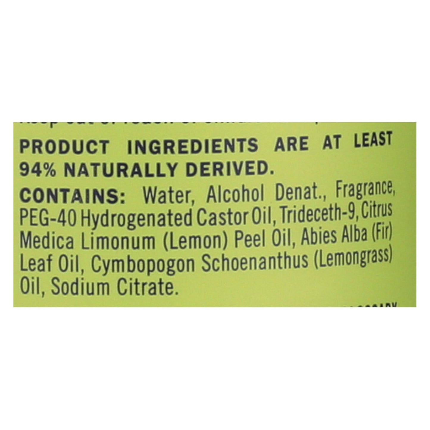 Mrs. Meyer's Clean Day Lemon Verbena Room Freshener (Pack of 6 - 8 Oz.)