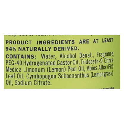 Mrs. Meyer's Clean Day Lemon Verbena Room Freshener (Pack of 6 - 8 Oz.)