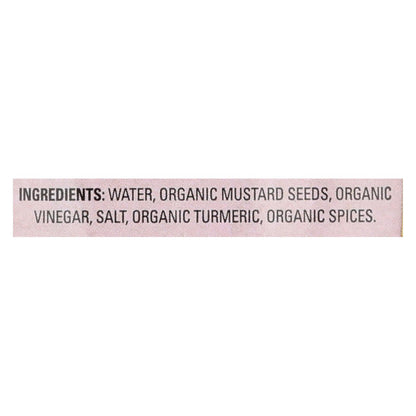 Organic Ville Stone Ground Organic Mustard (12 Pack - 12 Oz.)