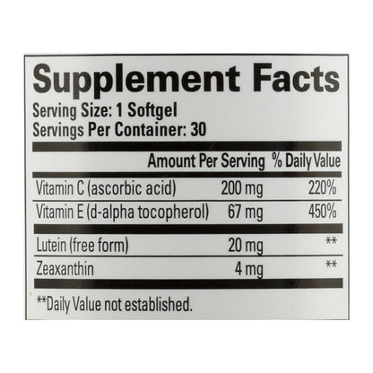 Quantum Research See Lutein Eye Health Support, 30 Softgels