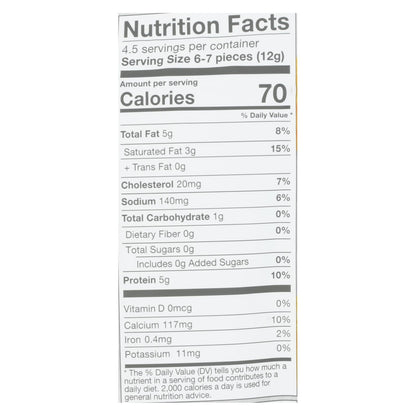 Moon Cheese Cheddar Dehydrated Cheese Snack for the Keto Diet, 12-Pack, 2 Oz. Bags