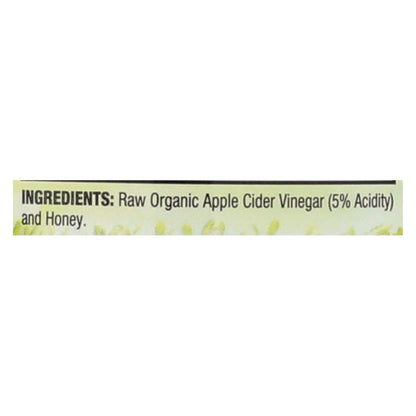 Dynamic Health Apple Cider Vinegar with The Mother and Honey - 16 Oz Glass Bottle