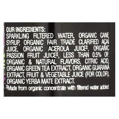 Sambazon Organic Amazon Energy Drink - Jungle Love, 12 Fl Oz, (Pack of 12)