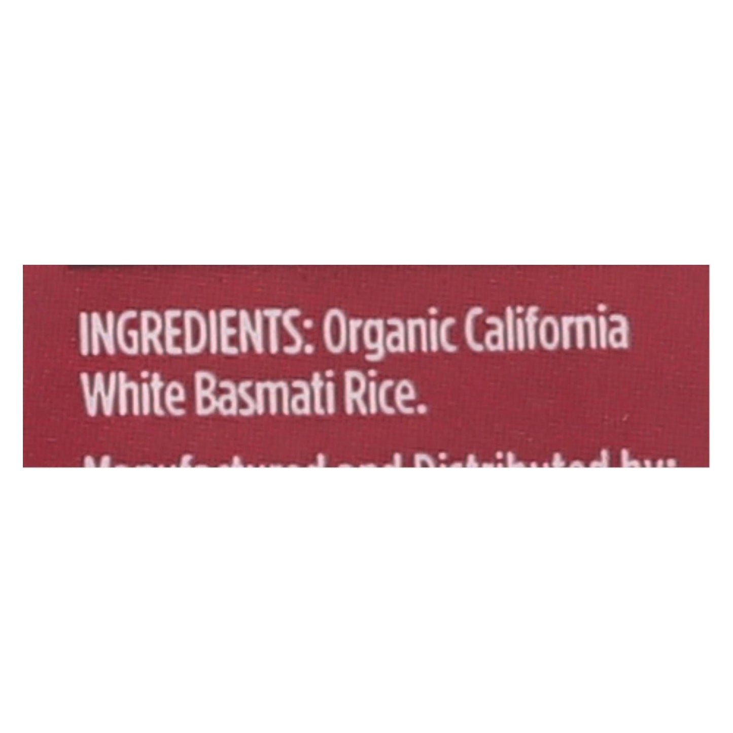 Lundberg Organic White Basmati Rice (6 x 2 Lb.)