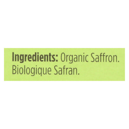 Spicely Organics Pure Premium Saffron Threads - 0.007 Oz. (Pack of 6)