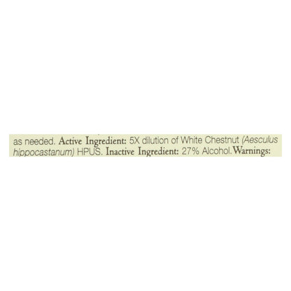 Bach Flower Remedies Essence White Chestnut, 0.7 Fl Oz