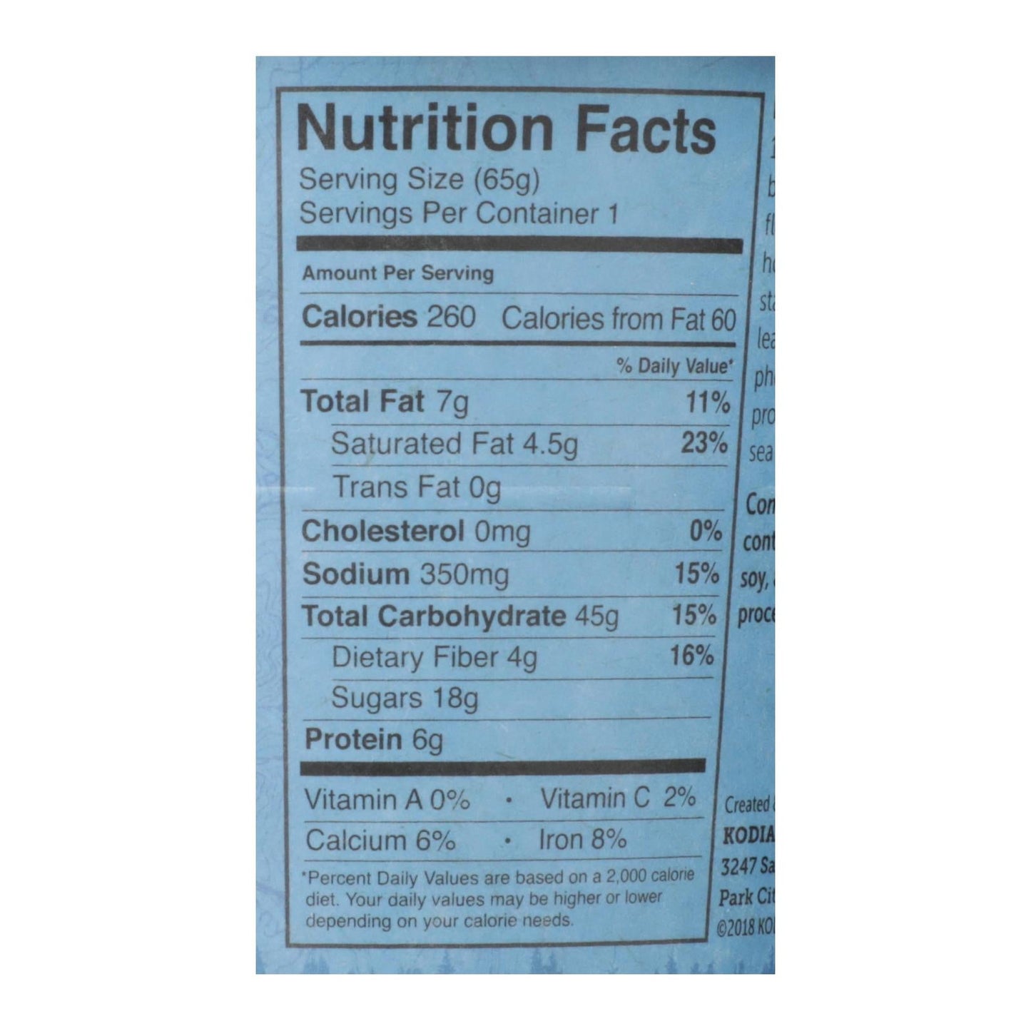 Kodiak Cakes Unleashed Blueberry Muffin Mix, 2.29 Oz., Pack of 12