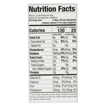 Skinnypop: Microwave Sea Salt Popcorn (Pack of 6 - 2.8oz)