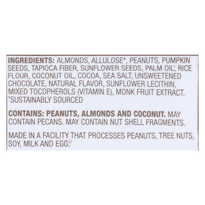 Munk Pack Keto Nut & Seed Bar, Sea Salt Dark Chocolate, 1.23 Oz., 12-Pack