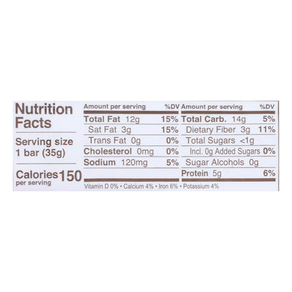 Munk Pack Keto Nut & Seed Bar, Sea Salt Dark Chocolate, 1.23 Oz., 12-Pack