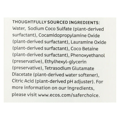 Earth-Friendly Dishmate Free & Clear Dish Soap (Pack of 6 - 25 Fl Oz.)