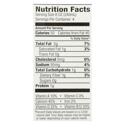 Milkadamia Unsweetened Vanilla Macadamia Milk (Pack of 6 - 32 fl. oz.)