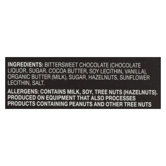 Endangered Species Dark Chocolate Bars (Pack of 12) - Natural, 72% Cocoa with Hazelnut Toffee - 3 Oz Each