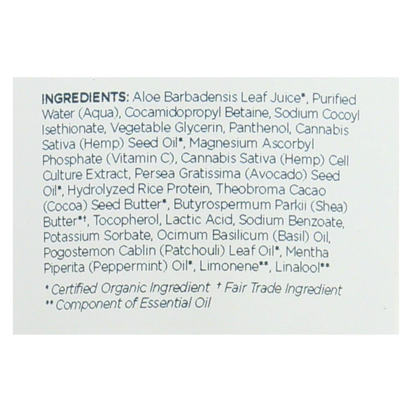 Andalou Naturals Patchouli & Basil Mint Shampoo - Fortified with Biotin - 8.5 Fl Oz