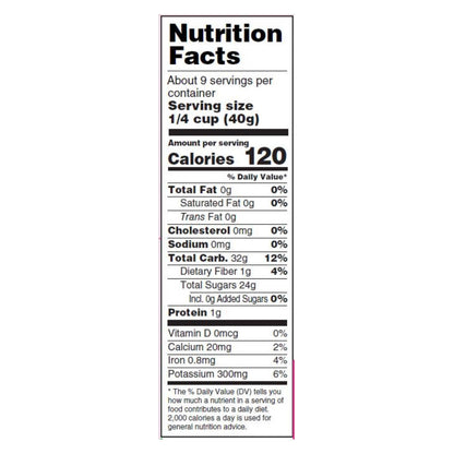 Woodstock Organic Unsweetened Raisins (13 Oz., Pack of 8)