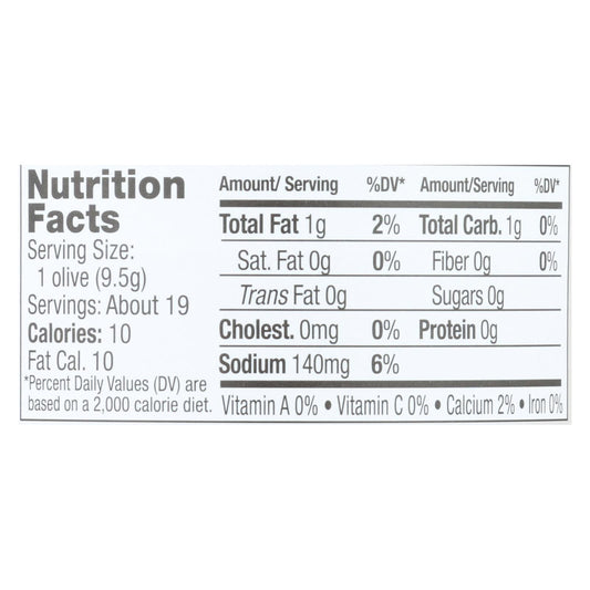 Jeff's Natural Garlic-Stuffed Olives - 6-Pack Case (7.5 oz. Each)