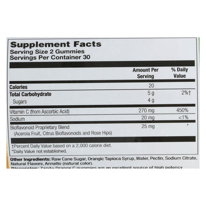 Zand Immune Support Orange Gummies (Pack of 60)