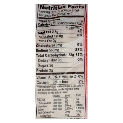 Thai Kitchen Garlic and Vegetable Instant Rice Noodle Soup - Mild - Pack of 6 x 1.6 Oz