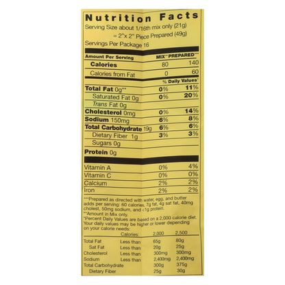 Pamela's Products Cornbread & Muffin Mix (Pack of 6 - 12 Oz.)