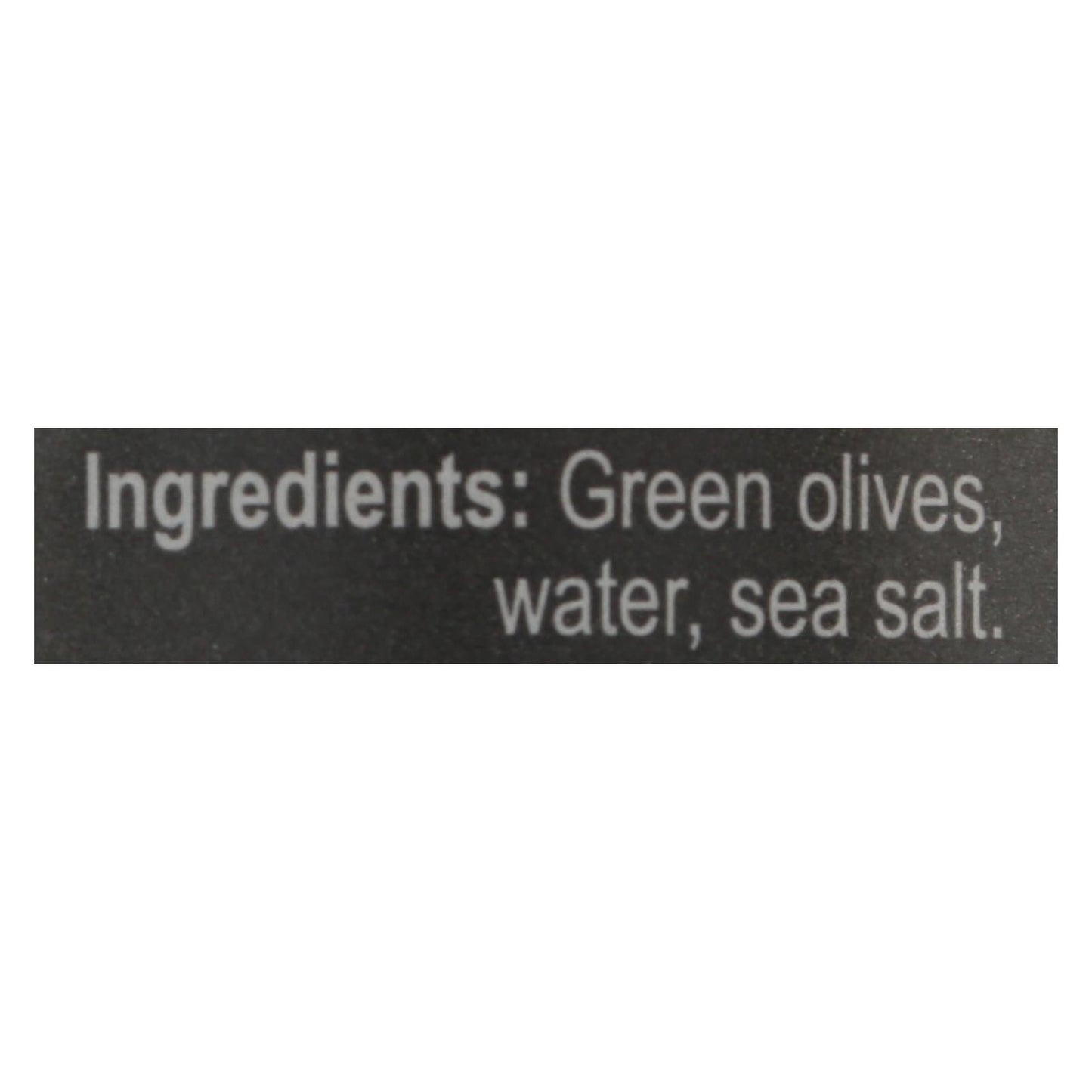 Mina Green Pitted Olives, 12.5 oz., Case of 6 — Mediterranean, Gluten-Free