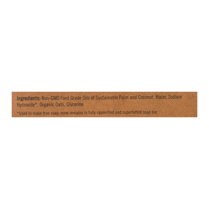 Sappo Hill Natural Oatmeal Glycerine Soap (Fragrance Free) 12 Pack - 3.5 Oz Each