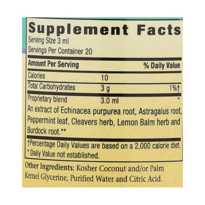 Herbs For Kids Echinacea Astragalus Liquid Extract - 2 Fl Oz.
