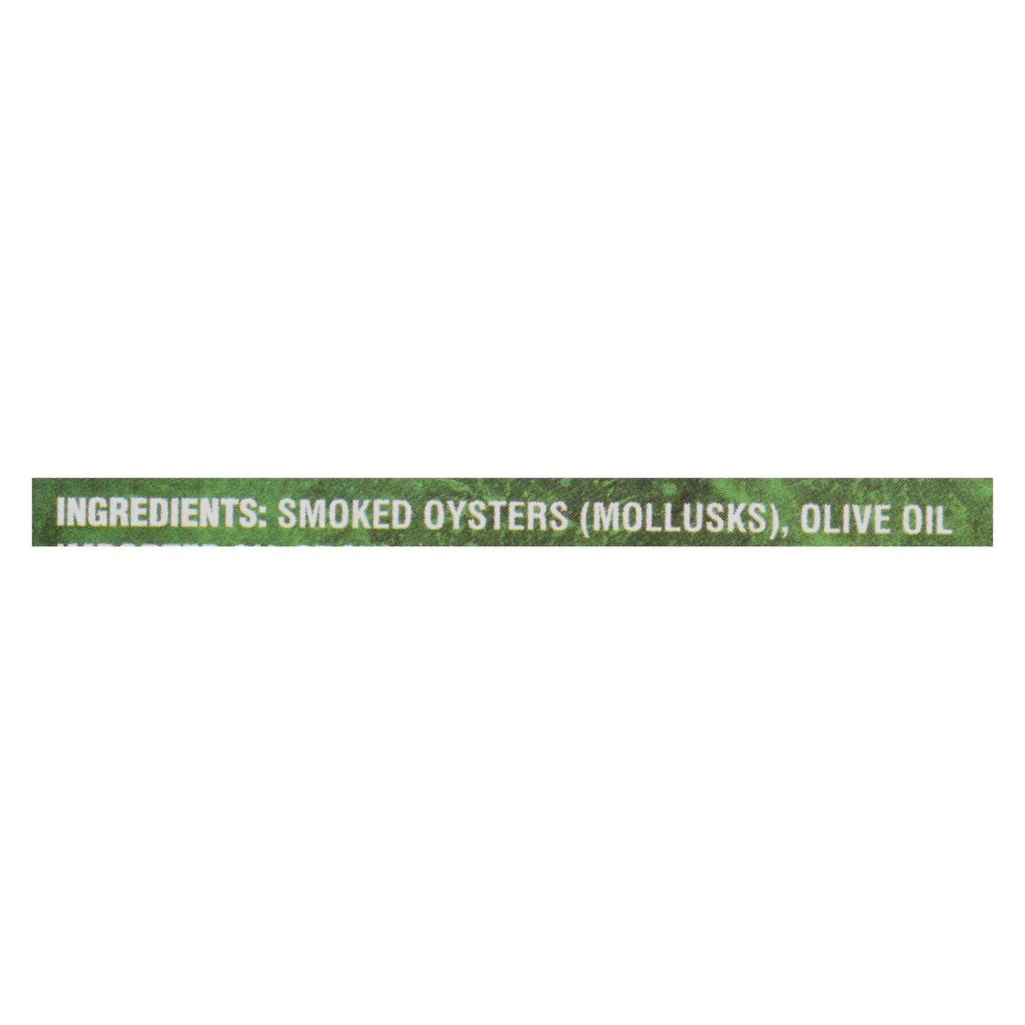 Crown Prince Naturally Smoked Oysters in Pure Olive Oil, 3 oz, Case of 18