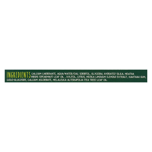 Green Beaver Fluoride-Free Spearmint Toothpaste, 2.5 Fl Oz.