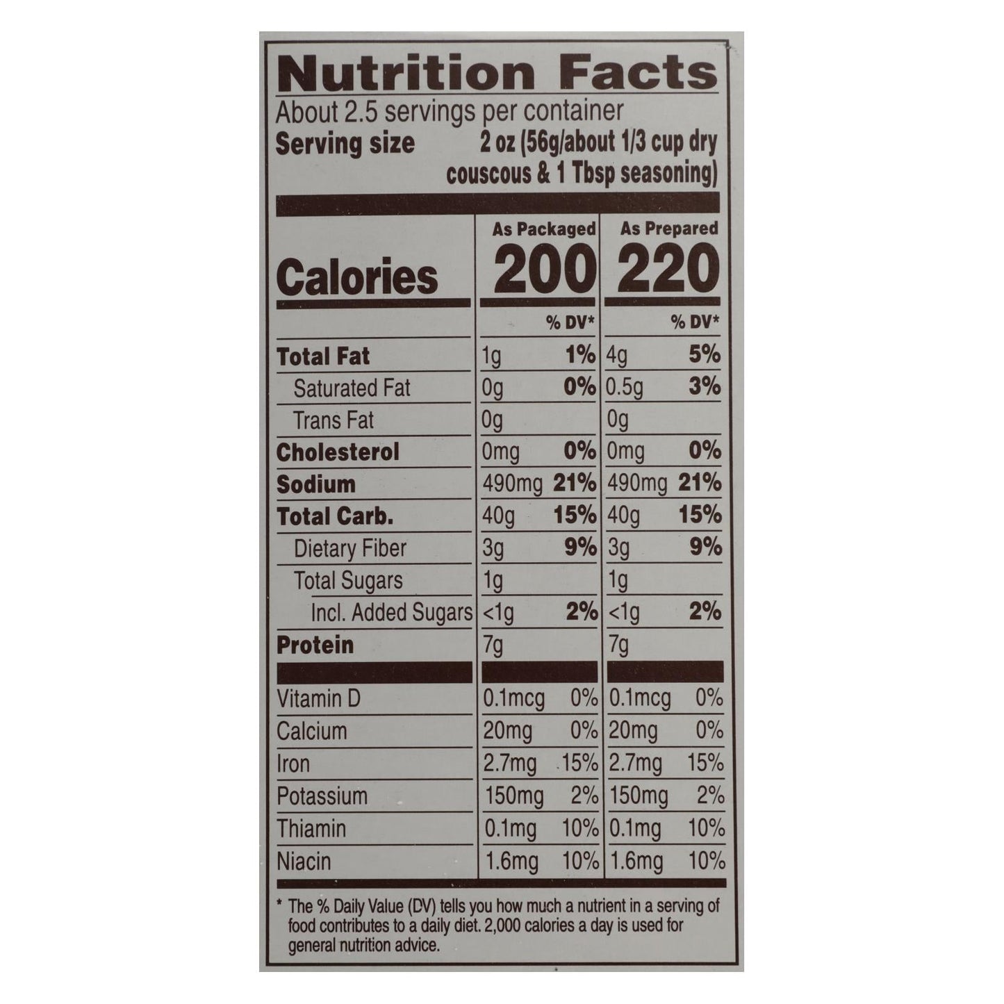 Near East Mediterranean Curry Flavored Couscous Mix (Pack of 12) - 5.7 Oz.