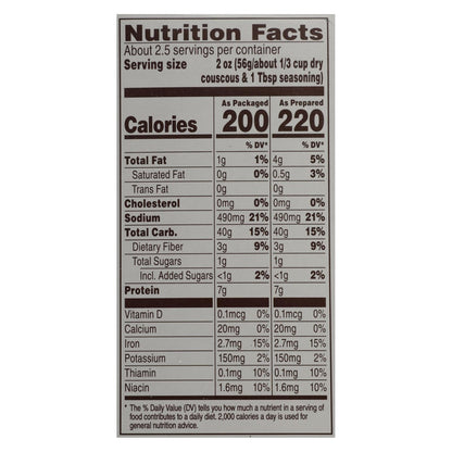 Near East Mediterranean Curry Flavored Couscous Mix (Pack of 12) - 5.7 Oz.