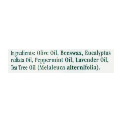 Tea Tree Therapy Eucalyptus Chest Rub with Australiana Lavender, Peppermint & Tea Tree Oil 1 Oz.
