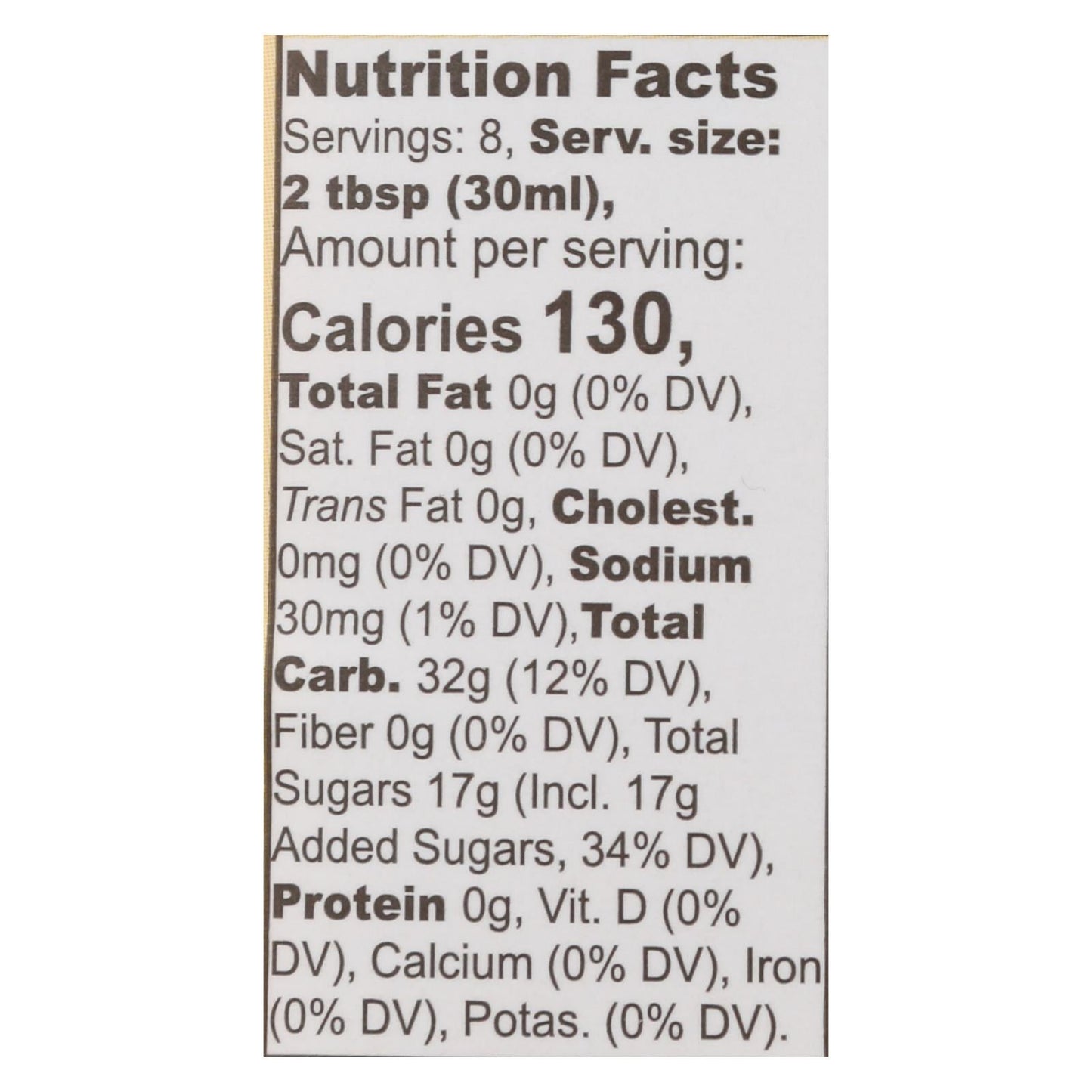 Wholesome Sweeteners Light Corn Syrup - Liquid Sweetener - Case Of 6 - 7.7 Fz