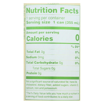 Zevia Zero Calorie Black Peach Tea (Pack of 12 - 12 Fl Oz)