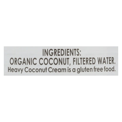 Let's Do Organic Coconut Cream 13.5 Fl Oz (Pack of 12) - Certified Organic, Dairy-Free