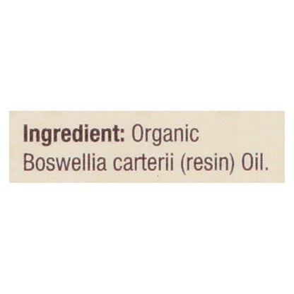 Nature's Answer Organic Essential Oil Frankincense, 0.5 Oz.