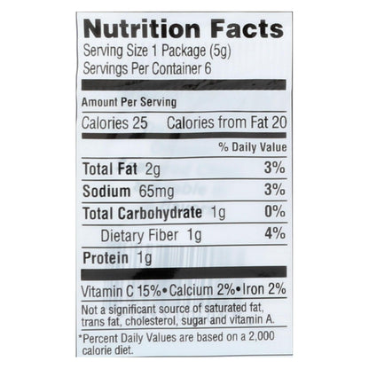 Gimme Organic Roasted Seaweed Snack, Sea Salt - Pack of 8 - 6/.17 Oz.