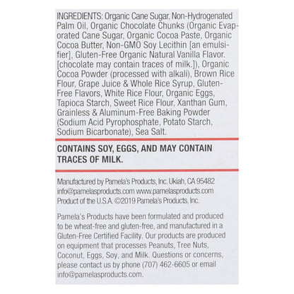 Pamela's Products Gluten-Free Dark Chocolate Chunk Cookies (Pack of 6 - 5.29 Oz. Each)