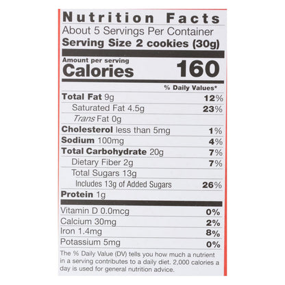 Pamela's Products Gluten-Free Dark Chocolate Chunk Cookies (Pack of 6 - 5.29 Oz. Each)