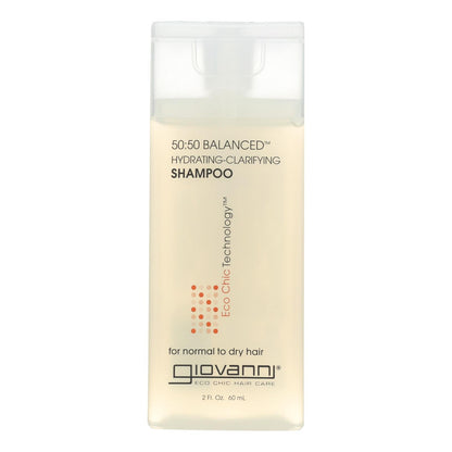 Giovanni 50/50 Balanced Shampoo 2 oz, 12 Pack