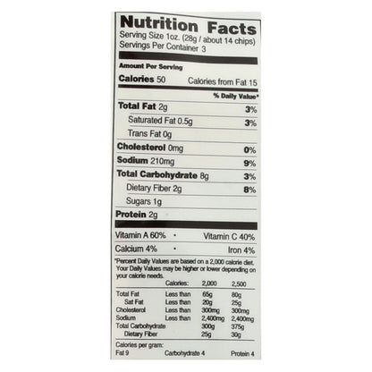Brad's Plant-Based Raw Cheddar Cheese Chips (Pack of 12 - 3 Oz.)