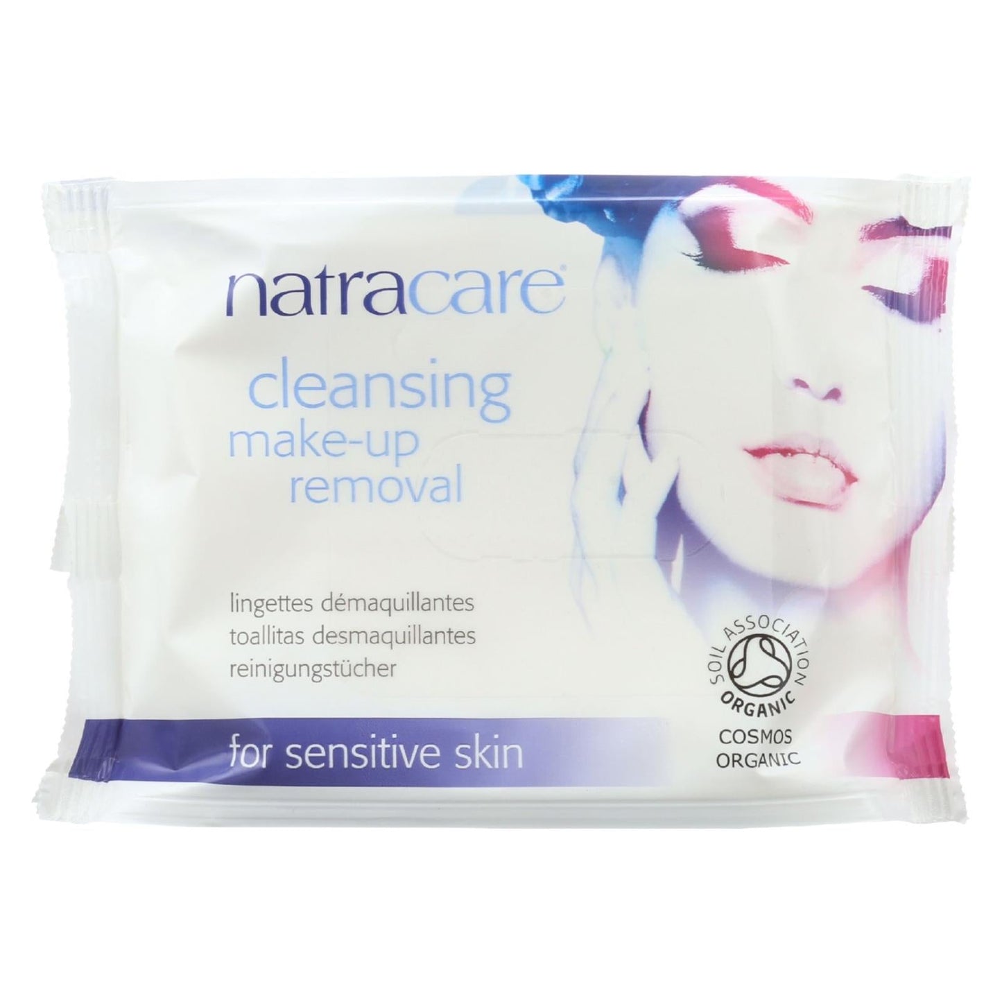 Natracare 20-Count Organic Cotton Make-up Removal Wipes