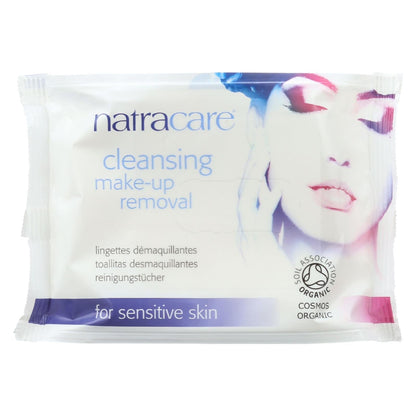 Natracare 20-Count Organic Cotton Make-up Removal Wipes