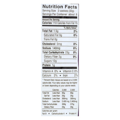 Newman's Own Organics Wheat-Free Dairy-Free Fig Newmans 10 Oz Pack of 6
