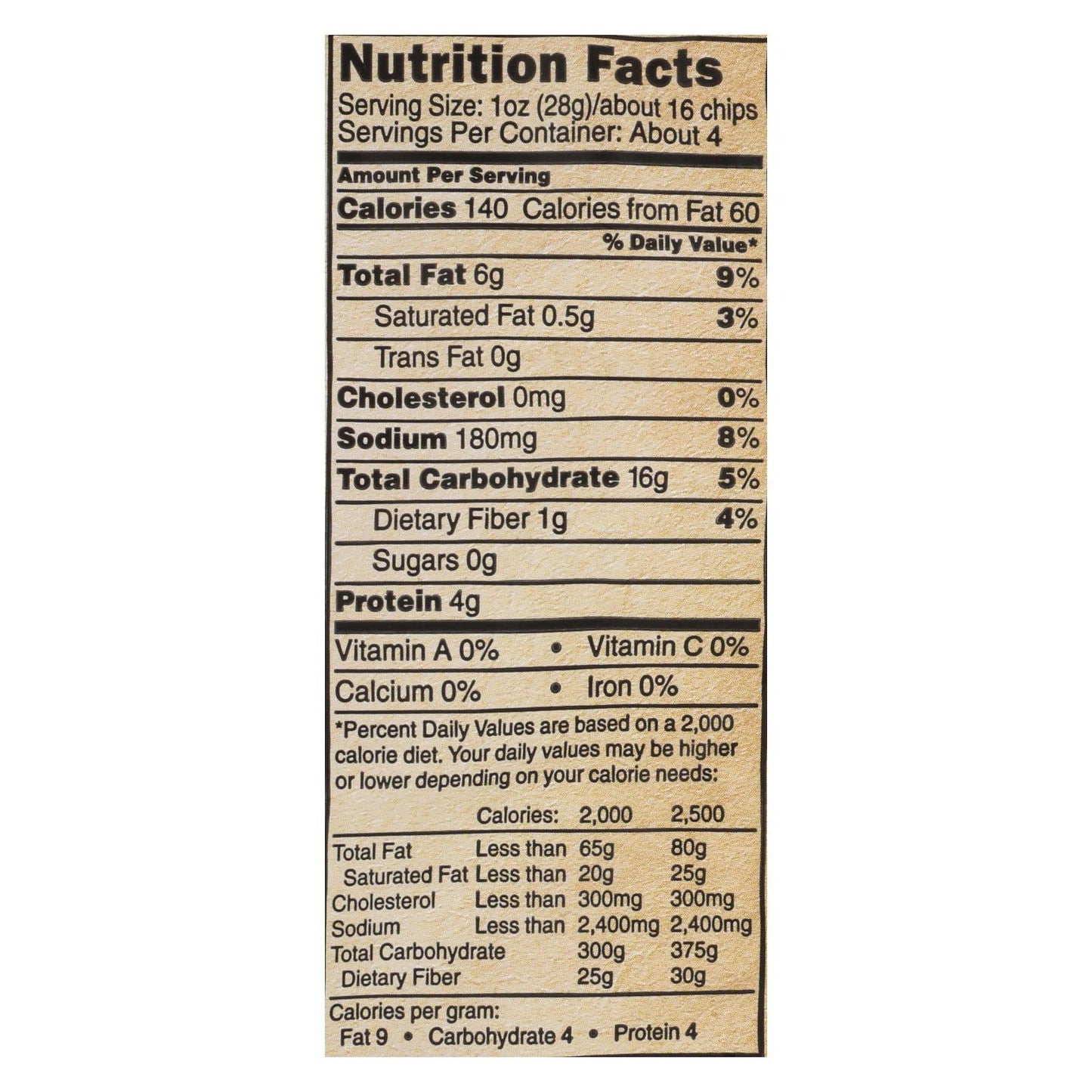 The Daily Crave Lentil Chips: Zesty Himalayan Pink Sea Salt (8 - 4.25 Oz. Bags)