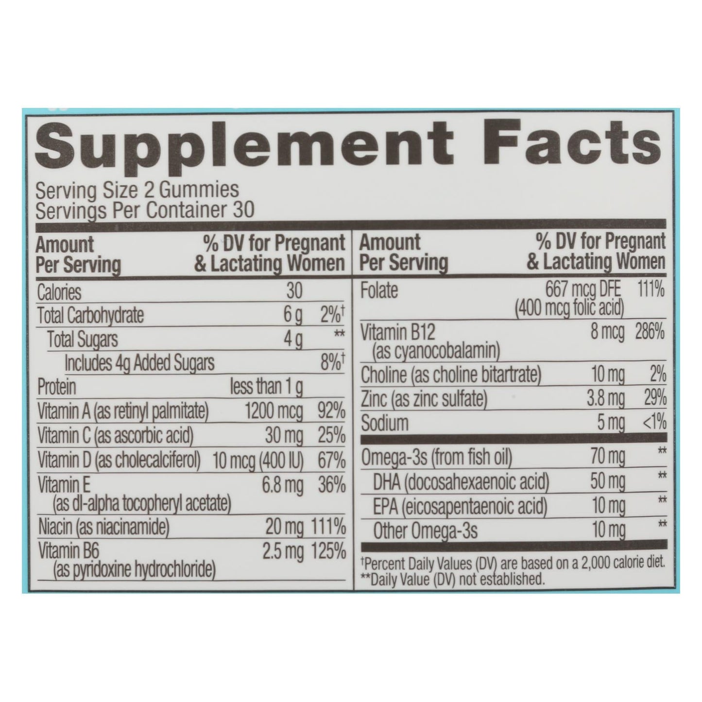 Olly Prenatal Multivitamin with Folic Acid, DHA & Iron for Expecting Moms (Pack of 1 - 60 Softgels)
